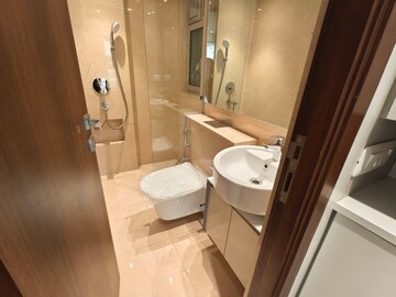 Bathroom in 3 BHK Apartment at Hiranandani Highland, Powai – for Rent