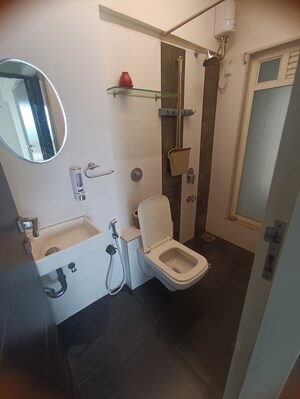 Bathroom in 2 BHK Apartment at Gurukrupa Smiles Marina Enclave, Malad West – for Sale