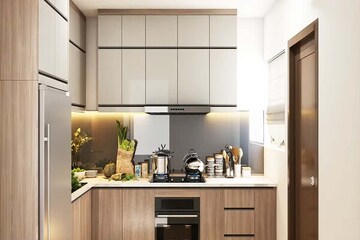 Kitchen in 2 BHK Apartment at DRA Urbania, Avadi – for Sale