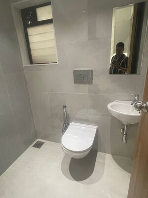 Bathroom in 2 BHK Apartment at Vihang Atharva, Ghodbunder – for Sale