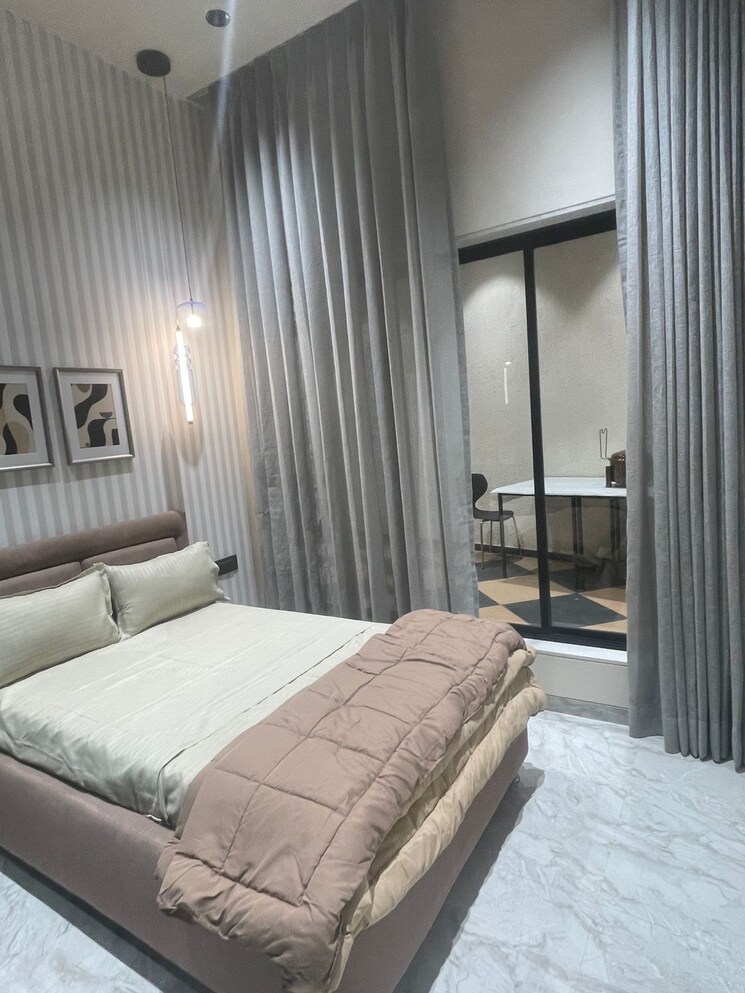 Bedroom, vihang-atharva 2 Bedroom 639 Sq.Ft. Apartment In Ghodbunder Thane 8919027