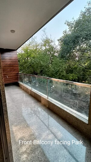 Balcony in 4 BHK Builder Floor at Greater Kailash ii – for Sale