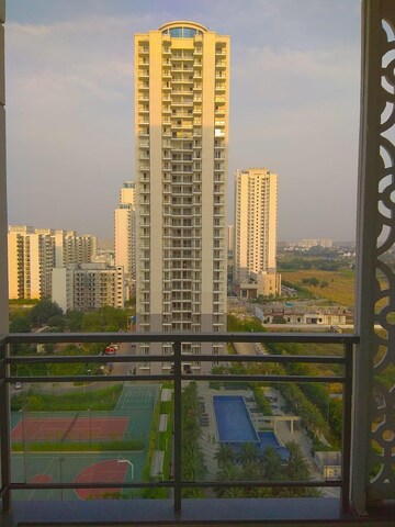 Balcony in 3.5 BHK Apartment at DLF The Ultima, Sector 81 – for Rent