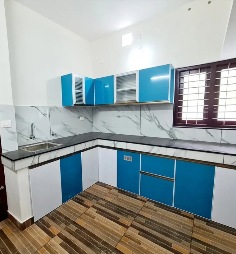 Kitchen, chandranagar 3 Bedroom 1200 Sq.Ft. Villa In Chandranagar Palakkad 8919166