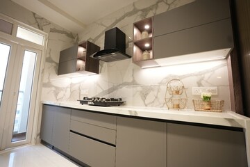 Kitchen in 2 BHK Apartment at Innovision The Midtown, Nalasopara West – for Sale
