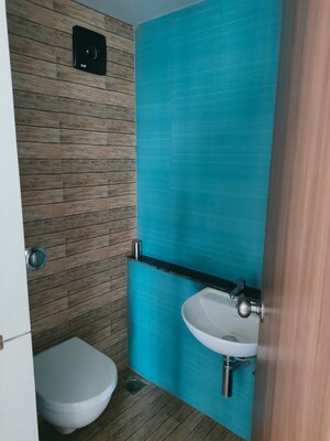 Bathroom in 1 BHK Apartment at Lodha Crown Quality Homes, Majiwada – for Sale