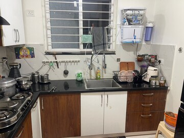 Kitchen in 2 BHK Apartment at Aparna Sarovar Zenith, Nallagandla – for Sale