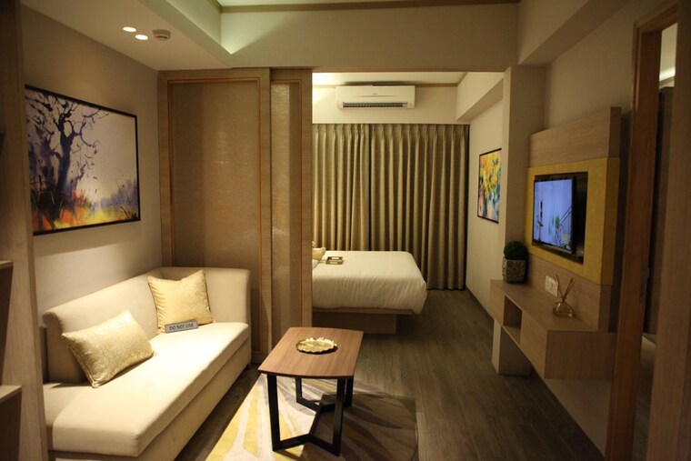 Living Room, ace-acreville Studio 550 Sq.Ft. Apartment In Sector 22a Yamuna Expressway Greater Noida 8919380