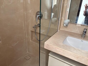 Bathroom in 3 BHK Apartment at Hiranandani Highland, Powai – for Rent