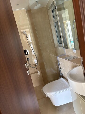 Bathroom in 3 BHK Apartment at Hiranandani Highland, Powai – for Rent