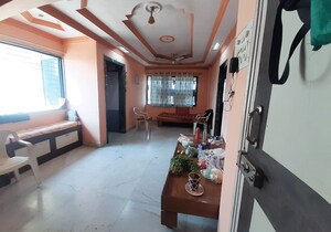 Living Room in 1 BHK Apartment at Aakar Manas Residency, Naupada – for Sale