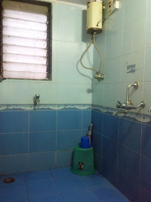 Bathroom in 1 BHK Apartment at Aakar Manas Residency, Naupada – for Sale