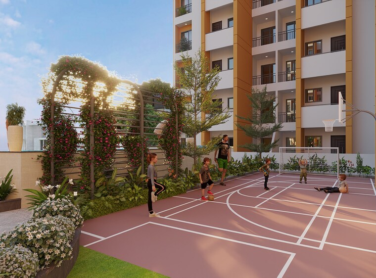 Exterior View, aakar-park 2 Bedroom 950 Sq.Ft. Apartment In Besa Nagpur 8919442
