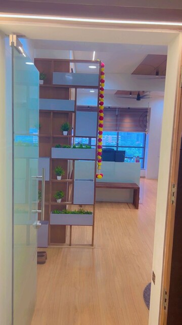 Bathroom in  Office Space at Goyal Titanium Business Park, Makarba – for Rent