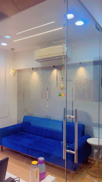 Bathroom in  Office Space at Goyal Titanium Business Park, Makarba – for Rent