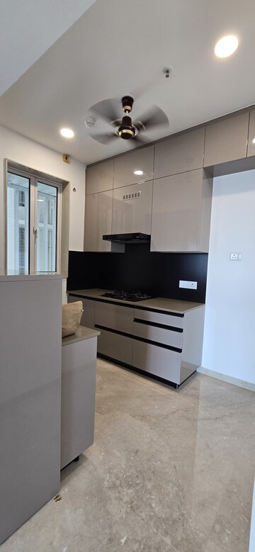 Kitchen in 2 BHK Apartment at Aurum Q Residences, Ghansoli – for Rent