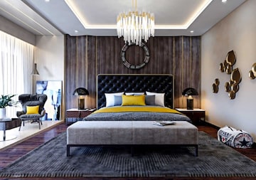 Bedroom in 3 BHK Builder Floor at Anand Niketan – for Rent