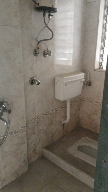 Bathroom in 1 BHK Apartment at Vrindavan Garden Co Hs Society, Kalyan West – for Rent