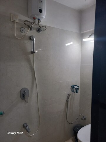 Bathroom in 2 BHK Apartment at Cosmos Lounge, Manpada – for Rent