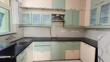 Kitchen in 3 BHK Apartment at Hiranandani Meadows, Manpada – for Rent