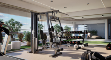 Gym in 4 BHK Apartment at Gurukrupa The Marque, Vaidya Nagar – for Sale