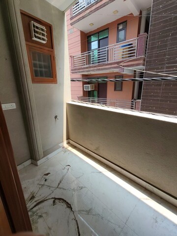 Balcony in 3 BHK Builder Floor at Malviya Nagar – for Rent