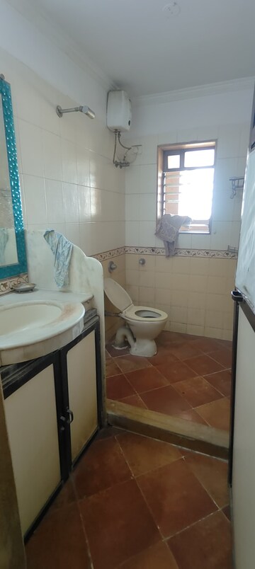 Bathroom in 3 BHK Apartment at Tata Glendale, Vasant Vihar – for Rent
