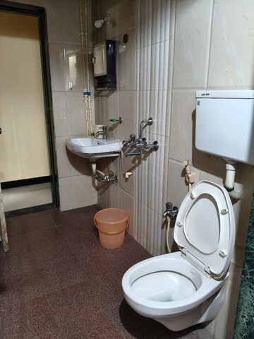 Bathroom in 3 BHK Apartment at  Army Welfare CHS, Nerul – for Rent