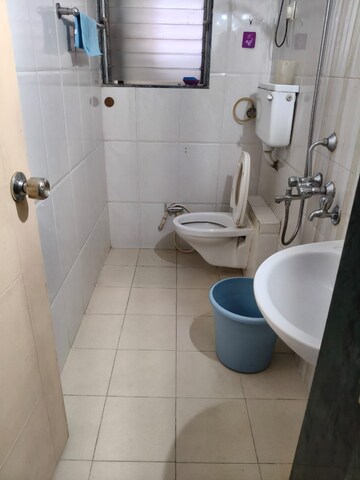 Bathroom in 3 BHK Apartment at  Army Welfare CHS, Nerul – for Rent