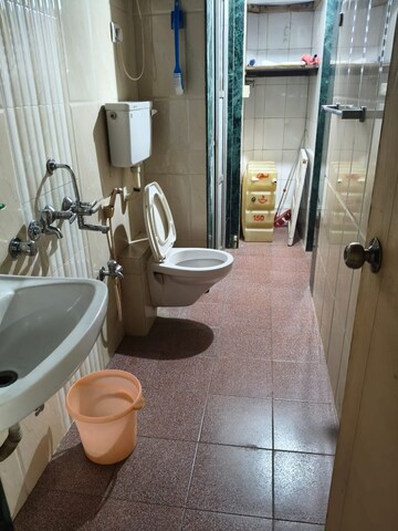 Bathroom in 3 BHK Apartment at  Army Welfare CHS, Nerul – for Rent