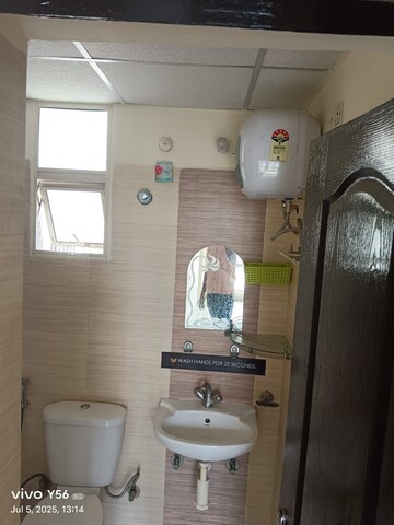 Bathroom in 2.5 BHK Apartment at Omaxe Residency, Gomti Nagar – for Rent