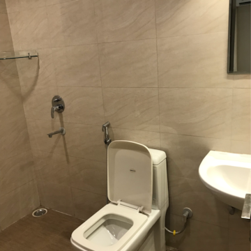 Bathroom in 3 BHK Apartment at Lotus Elise, Gopalpur – for Rent