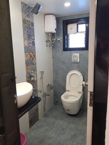 Bathroom in 1 RK Apartment at Bandra West – for Rent