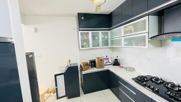 Kitchen in 2 BHK Apartment at Aparna Sarovar Zenith, Nallagandla – for Rent