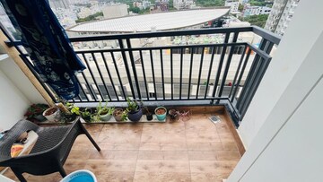 Balcony in 2 BHK Apartment at Aparna Sarovar Zenith, Nallagandla – for Rent