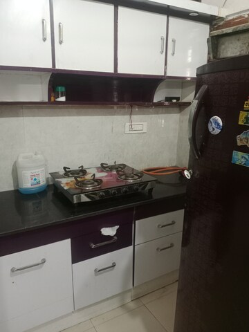 Kitchen in 1 RK Builder Floor at Huda – for Rent