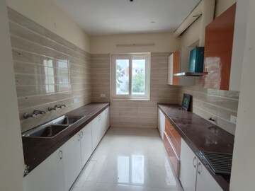 Kitchen in 3 BHK Builder Floor at RWA Residential Society Sector 46, Sector 46 – for Rent