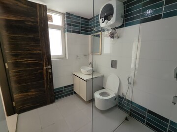Bathroom in 3 BHK Builder Floor at RWA Residential Society Sector 46, Sector 46 – for Rent