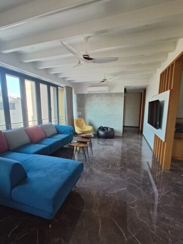 Living Room in 3 BHK Apartment at Thaltej – for Sale