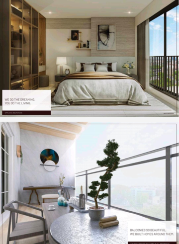 Balcony in 2 BHK Apartment at Dynamix Luma, Greater Indira Nagar – for Sale