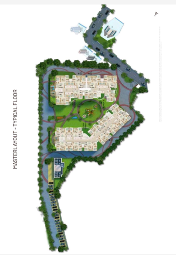 Master Plan in 2 BHK Apartment at Dynamix Luma, Greater Indira Nagar – for Sale