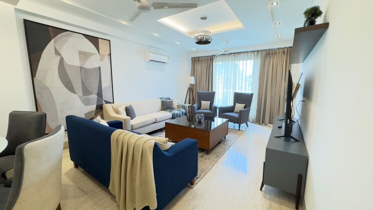 Living Room, greater kailash i 3 Bedroom 1800 Sq.Ft. Builder Floor In Greater Kailash I Delhi 8920201