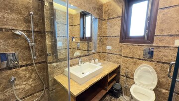 Bathroom in 3 BHK Builder Floor at Greater Kailash I – for Rent