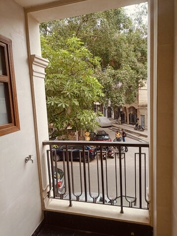Balcony in 2 BHK Builder Floor at Kalkaji – for Rent