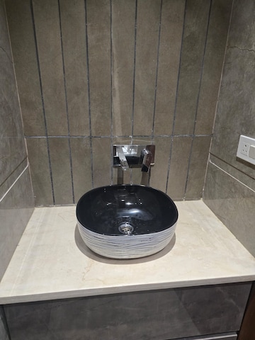 Bathroom in 3 BHK Apartment at Navbharat Apartments, Paschim Vihar – for Rent