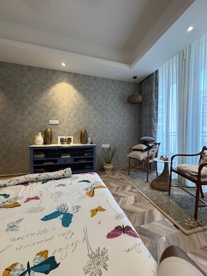 Living Room in 3 BHK Builder Floor at M2K Olive Greens, Sector 104 – for Sale