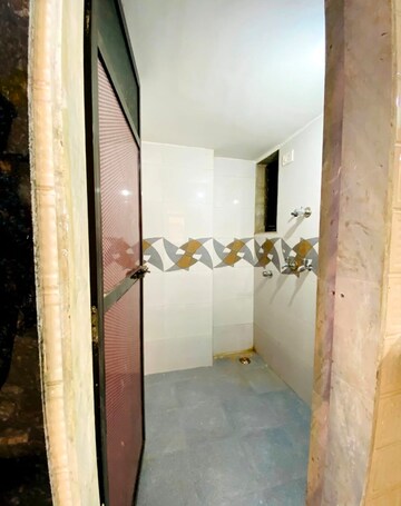 Bathroom in 2 BHK Apartment at Poonam Avenue, Virar West – for Rent