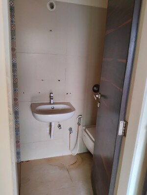 Bathroom in 1 BHK Apartment at Gurukrupa Marina Enclave, Malad West – for Sale
