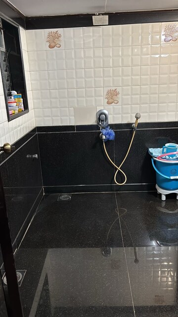 Bathroom in 1 BHK Apartment at Shiv Parvati, Malad West – for Rent