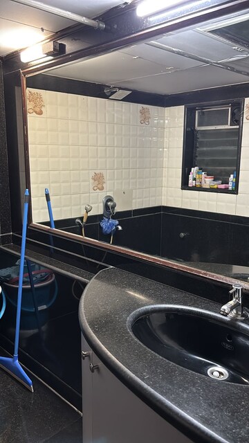 Bathroom in 1 BHK Apartment at Shiv Parvati, Malad West – for Rent
